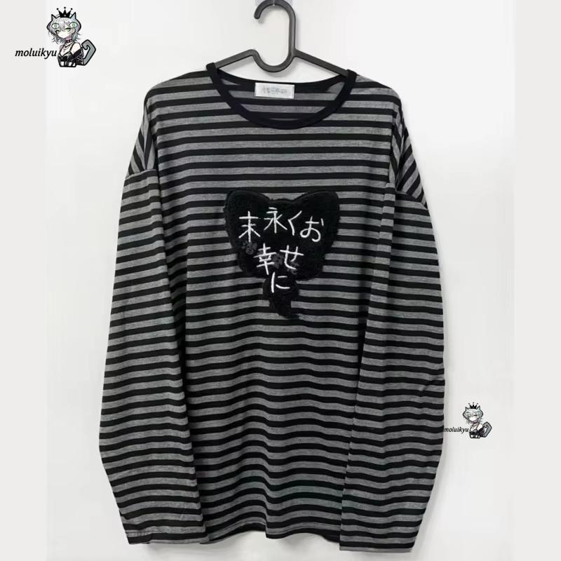 Embroidery A - Camisetas Y2K Estilo Punk Americano Vintage