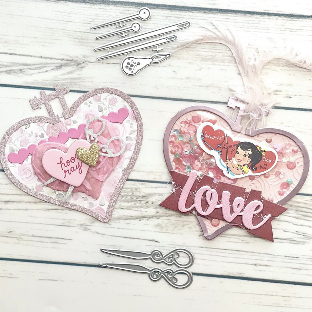 Embroidery Paper - KSCRAFT-troqueles de corte de Metal con