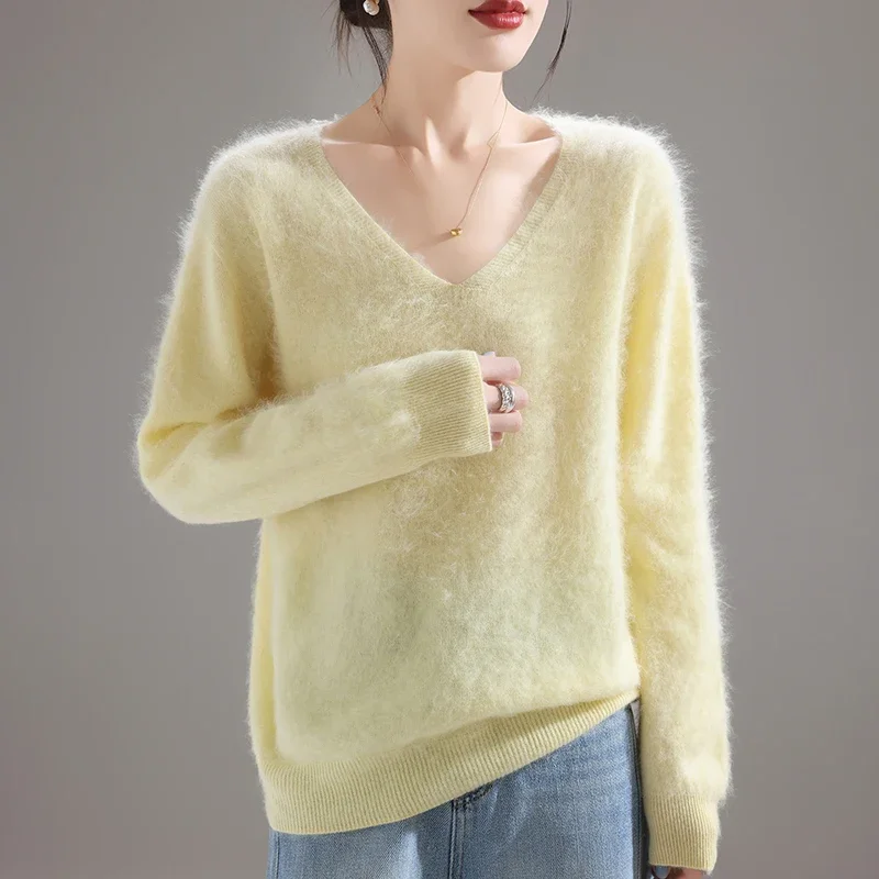 Embroidery A - Suéter de Lana Merino 100% para