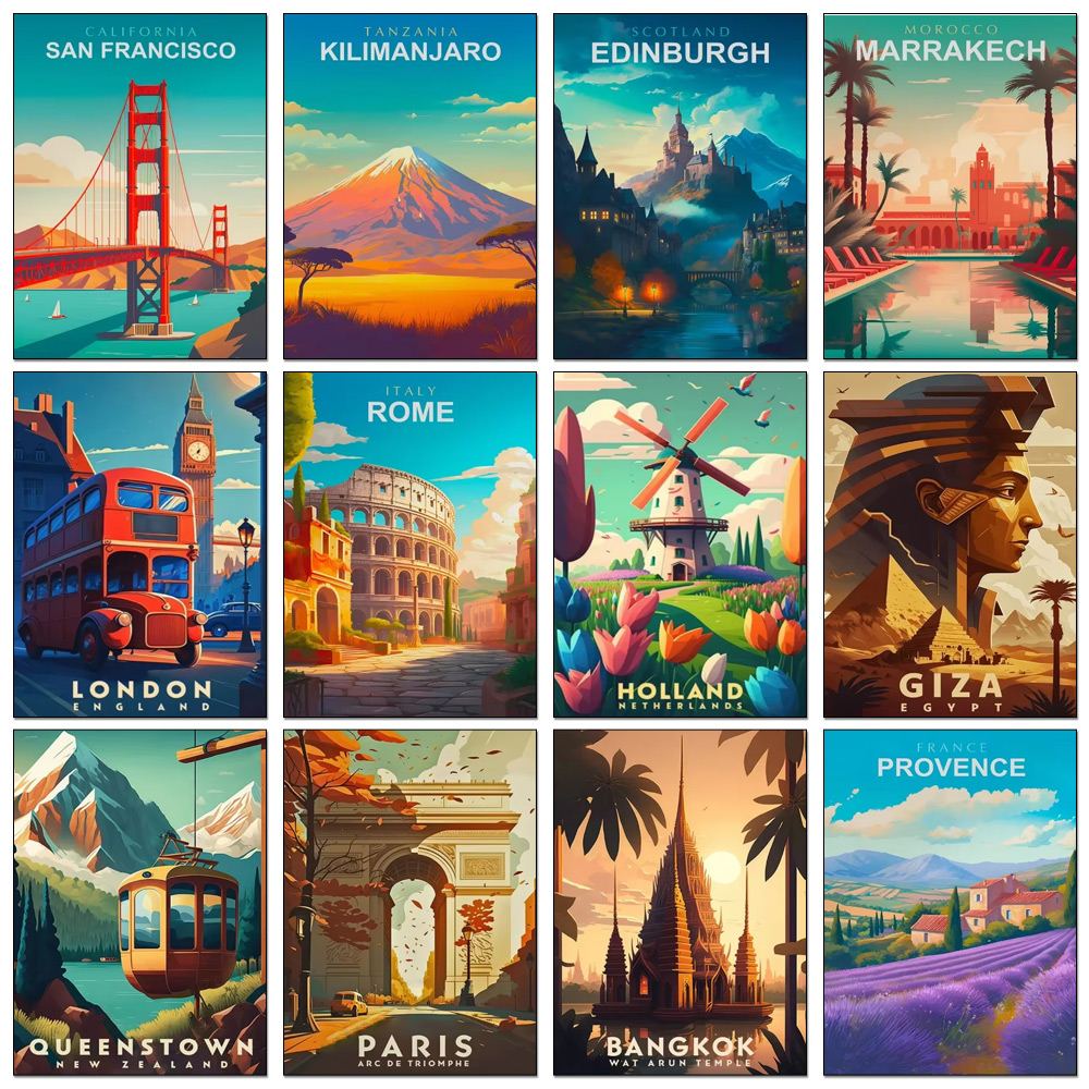 Embroidery World - Pintura de diamantes 5D DIY, cuadro