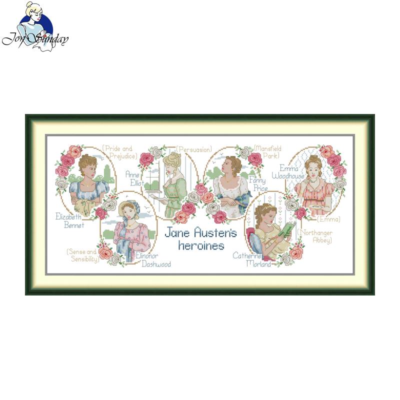 Embroidery World - Kit de Punto de Cruz Estampado