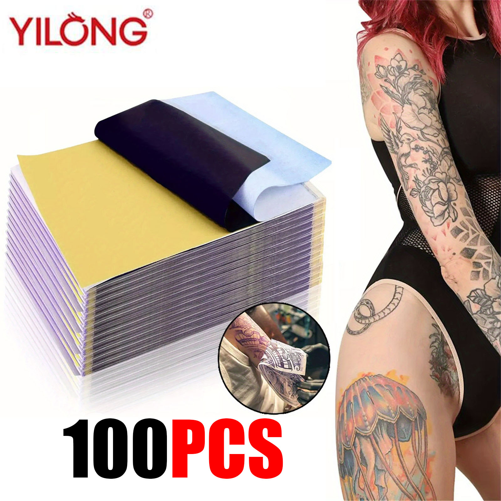 Transfer Paper Carbon - 100 Uds papeles de transferencia de