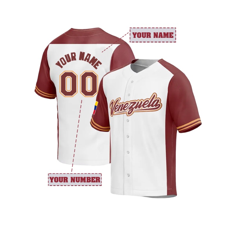 Camiseta de béisbol Venezuela  - Embroidery Men Shirt reseña y precio