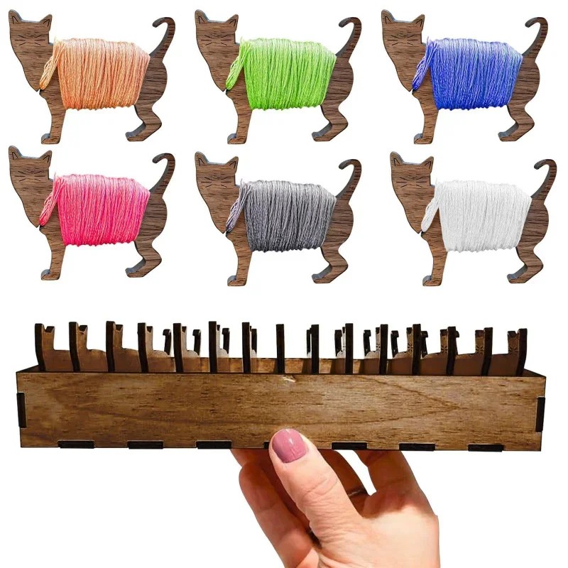 Juego de Bobinas de Madera par - Embroidery Cat reseña y precio
