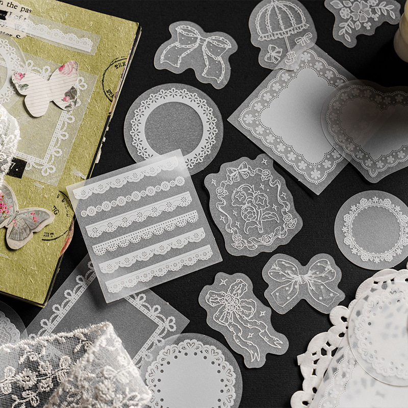 Paquete de 30 Pegatinas de Enc - Embroidery Paper reseña y precio