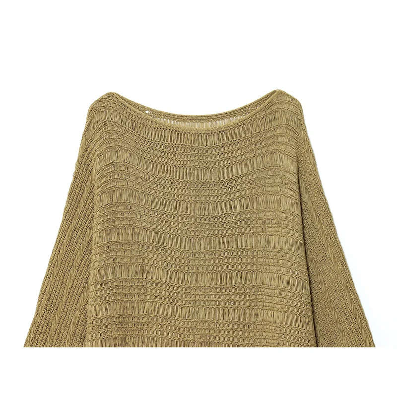 Suéter de Punto con Cuello Bar - Embroidery A reseña y precio