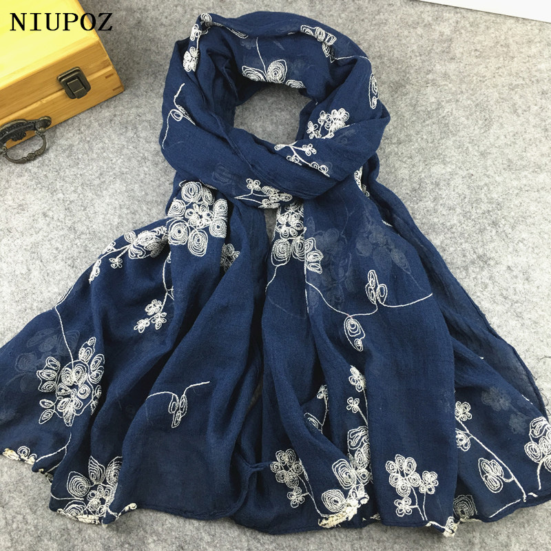 Foulard bordado étnico para mu - Embroidery Hijab reseña y precio