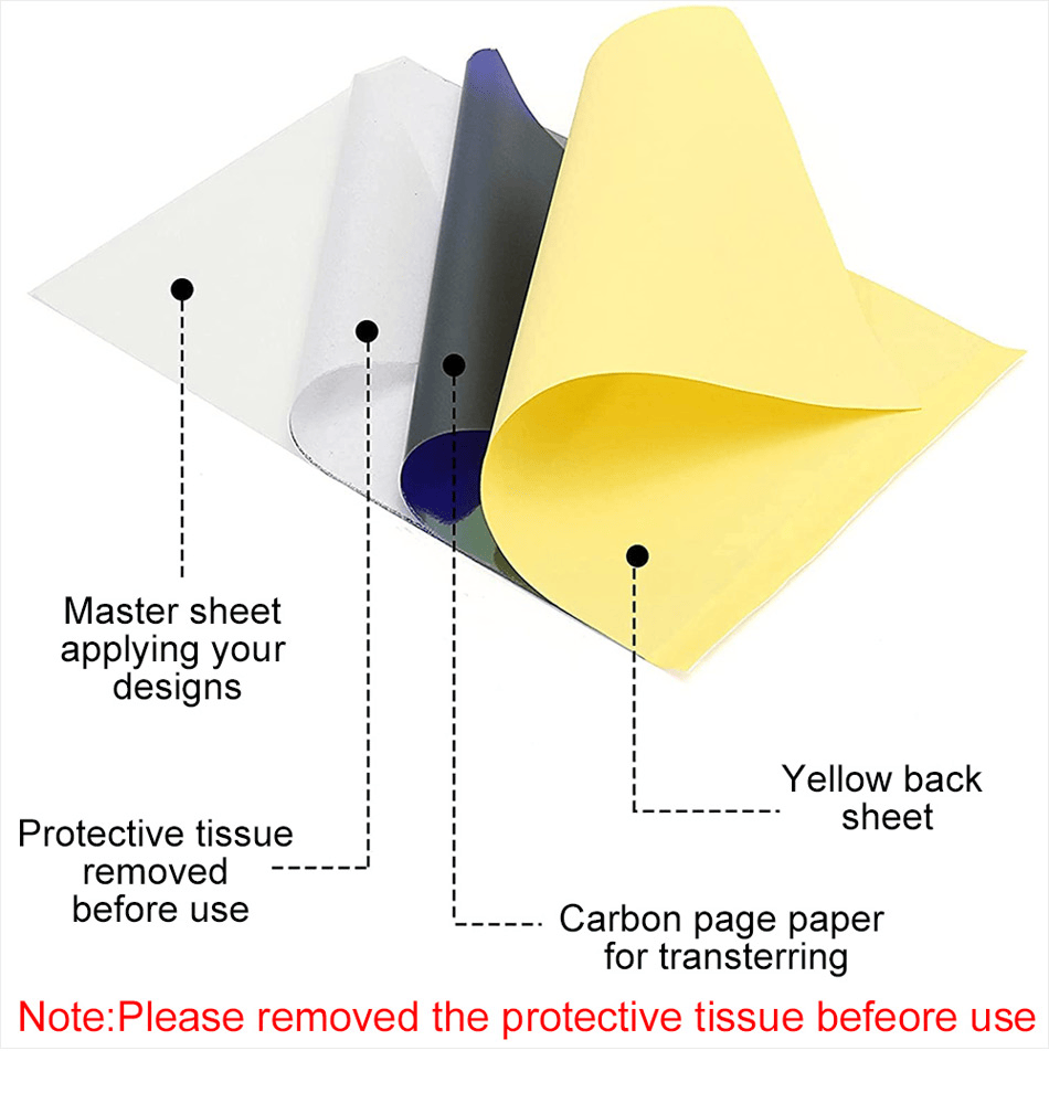 Paquete de 1 Hoja de Papel de  - Transfer Paper Carbon reseña y precio