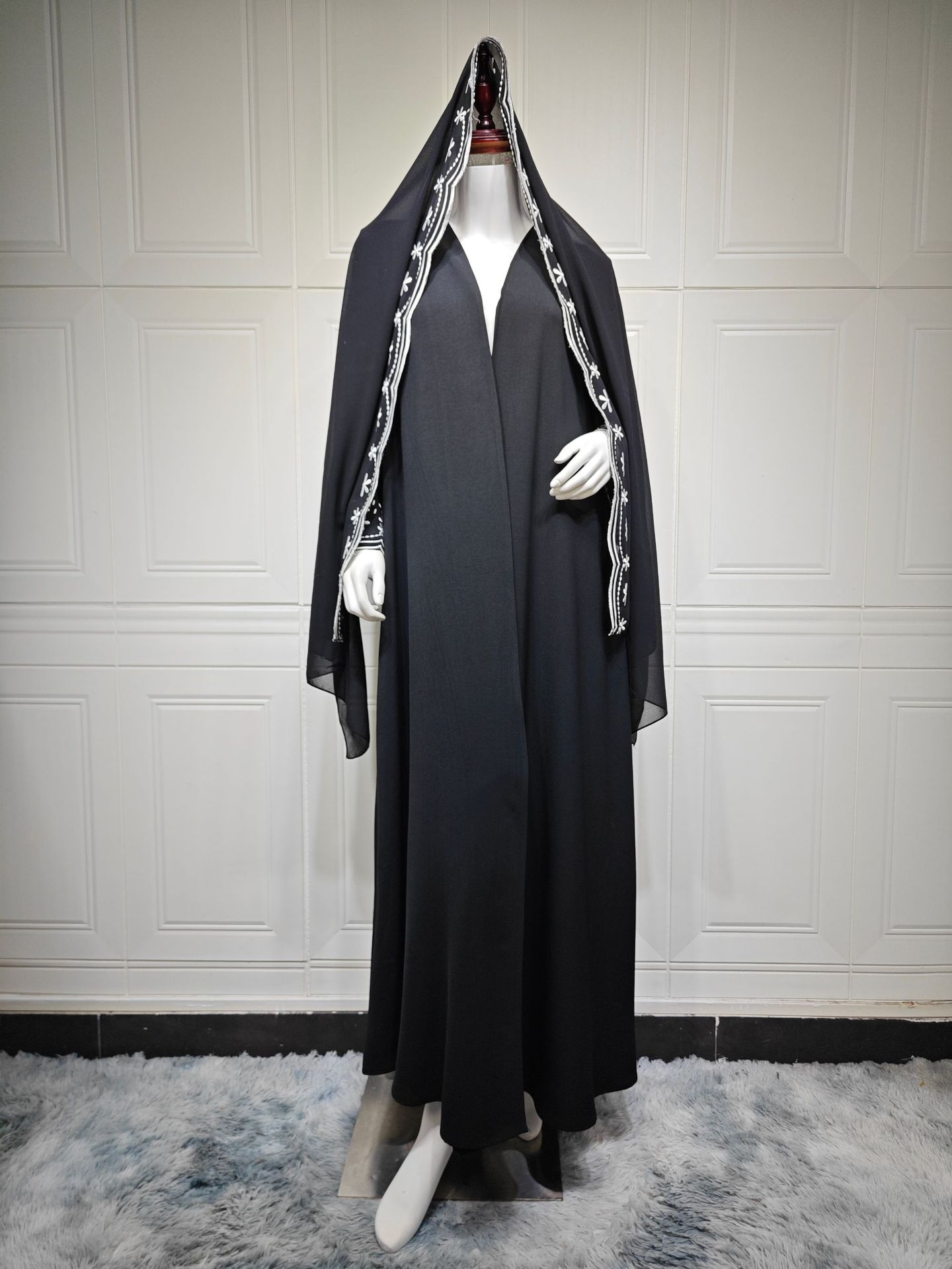 Cárdigan de Lujo con Mangas Bo - Embroidery Hijab reseña y precio