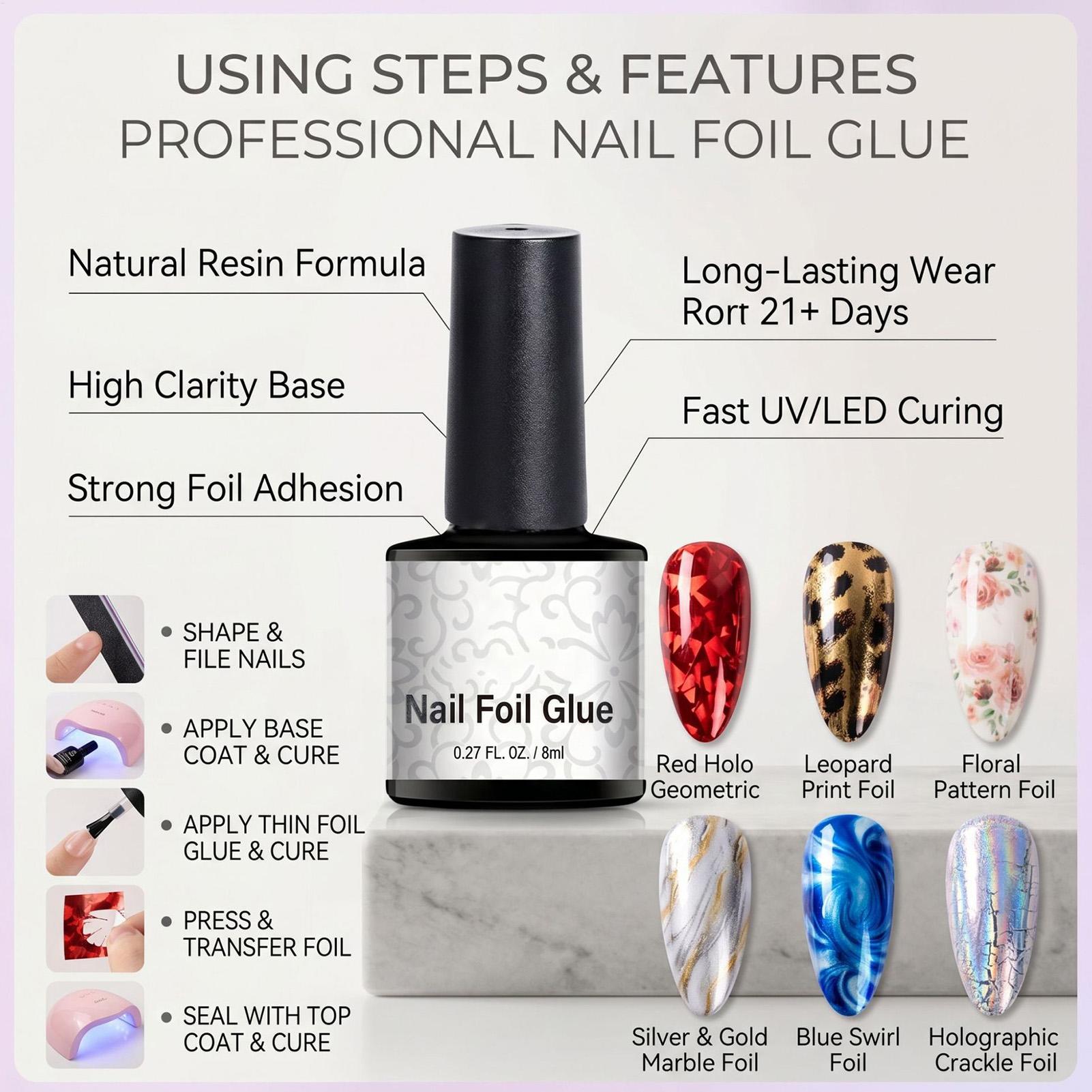 Pegamento para Láminas de Uñas - Transfer Paper Carbon reseña y precio