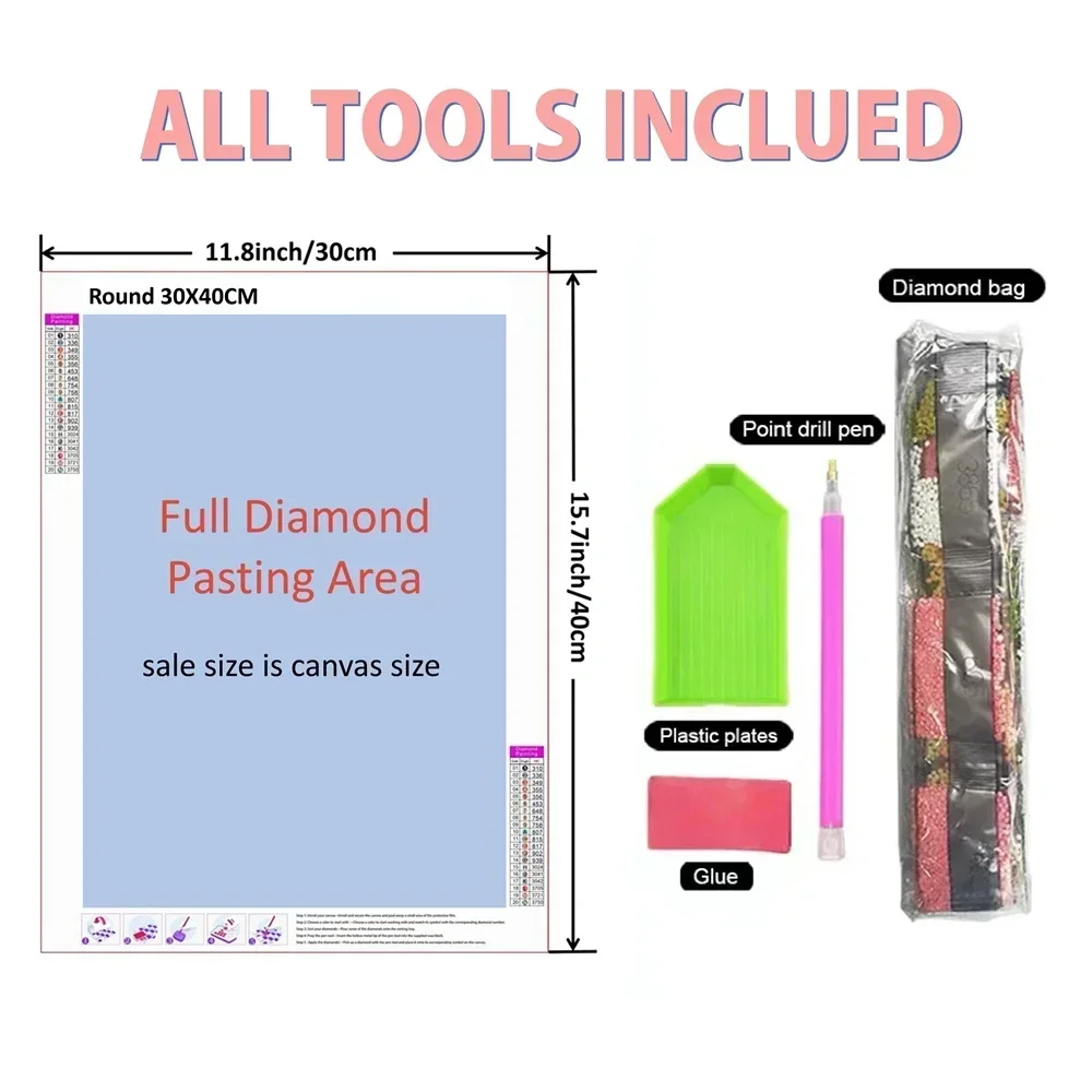 Pintura de diamante del mundo  - Embroidery World reseña y precio