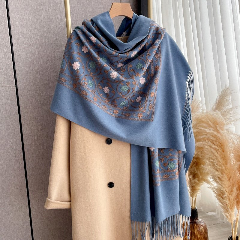2025 nuevo bordado Bufanda de  - Embroidery Hijab reseña y precio