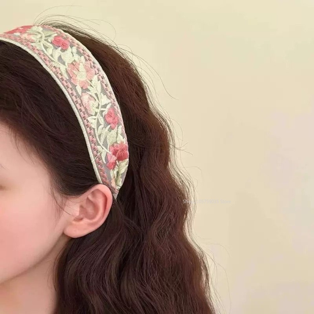 Diadema de encaje floral con b - Embroidery Hooping reseña y precio