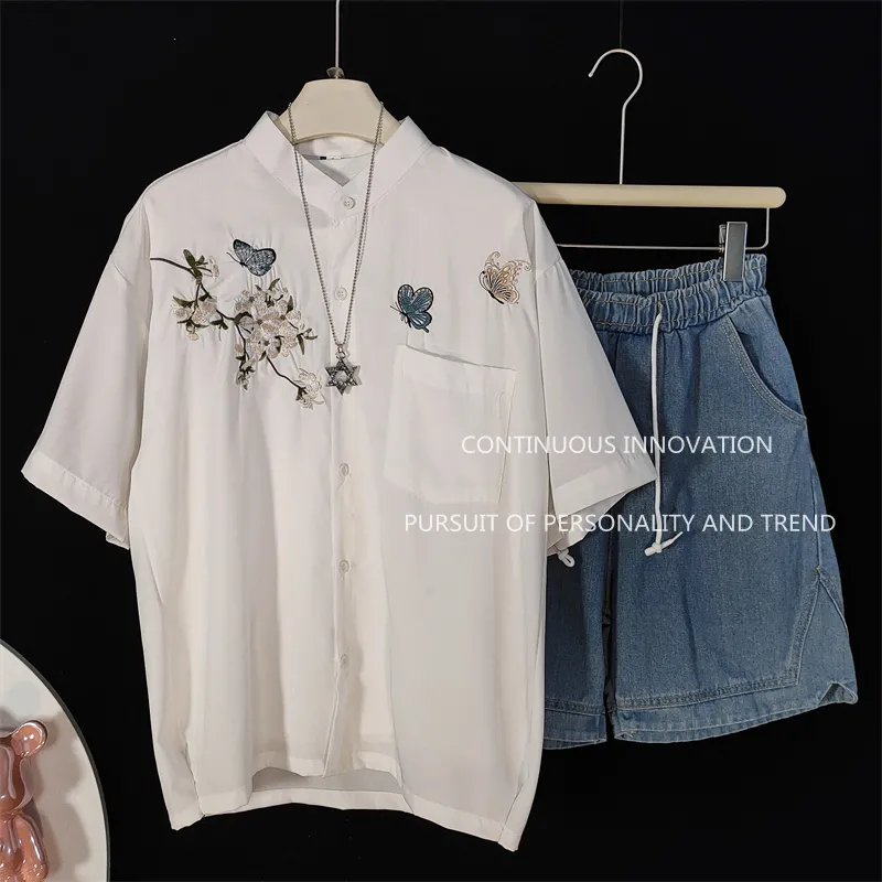 Conjunto de 3 Piezas para Homb - Embroidery Men Shirt reseña y precio