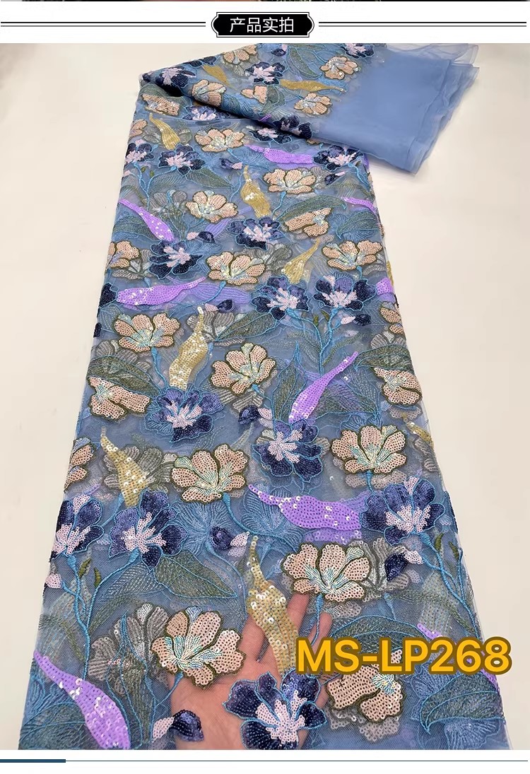 1 yarda de tela de lujo de dob - Embroidery Net Dress reseña y precio