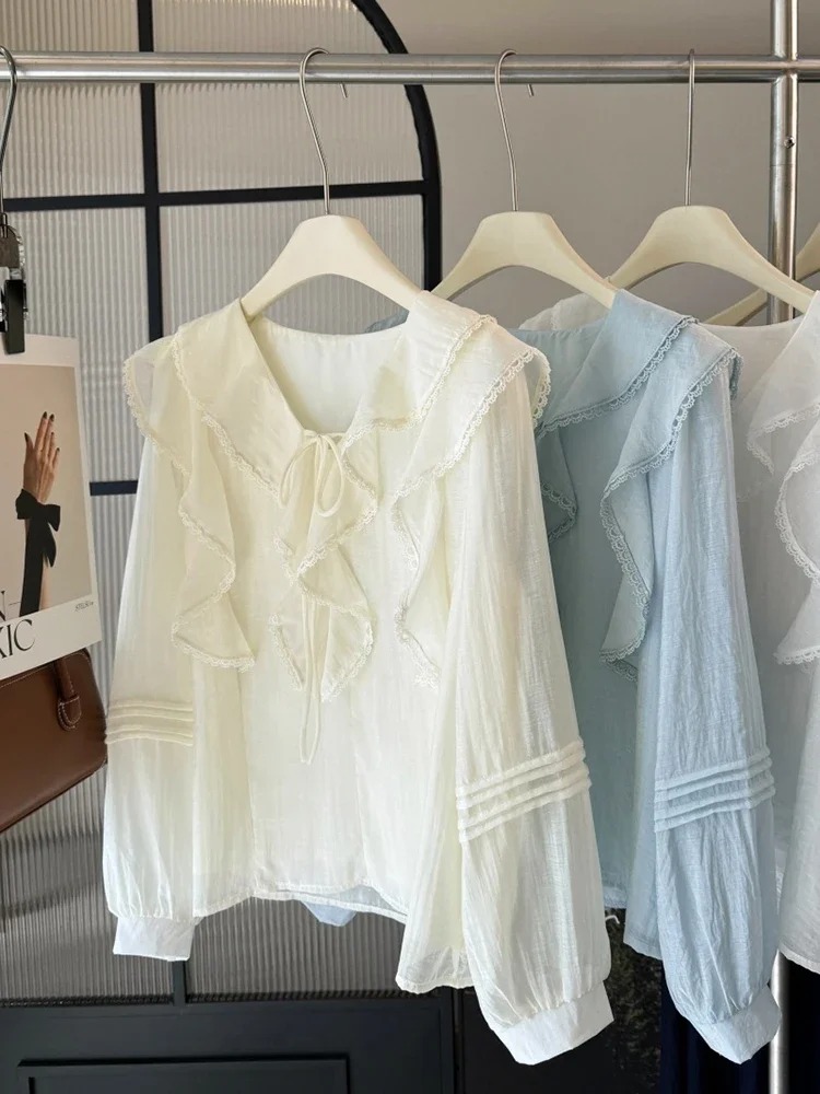 Blusa Elegante Francesa con Cu - Embroidery A reseña y precio
