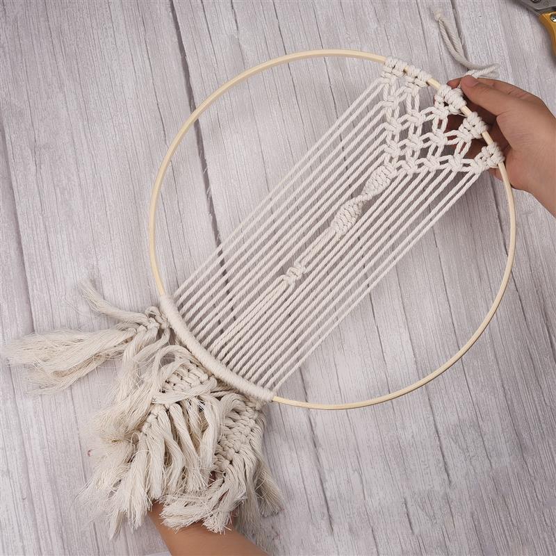 Atrapasueños hecho a mano de m - Embroidery Hooping reseña y precio