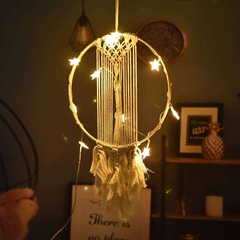 Atrapasueños hecho a mano de m - Embroidery Hooping reseña y precio